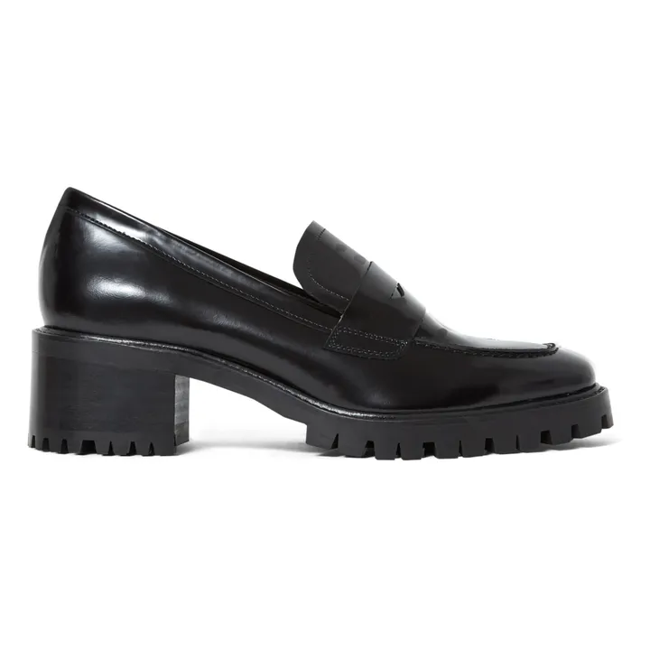 Rivecour Mocassins Cuir Poli N°81 | Noir