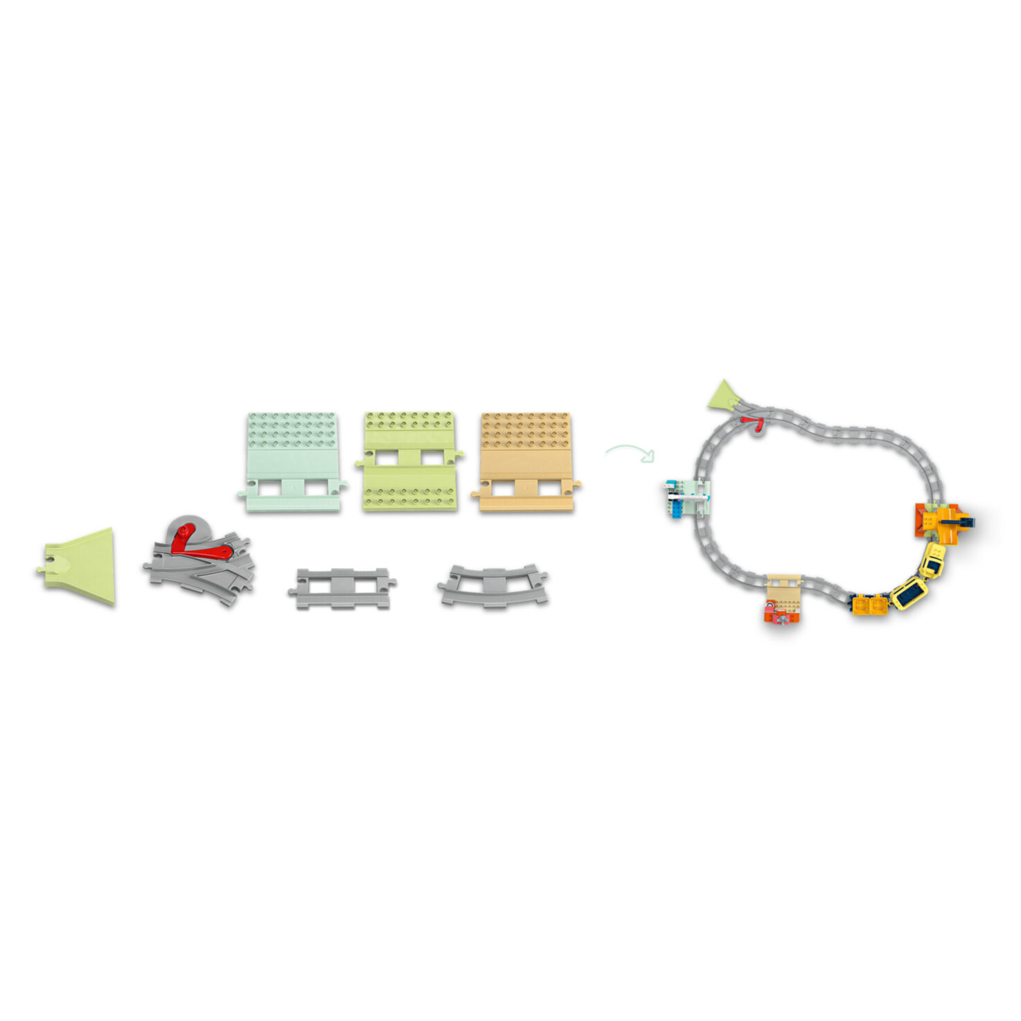 LEGO® DUPLO 10428 Town Grosse interaktive Eisenbahn 3+ Jahre