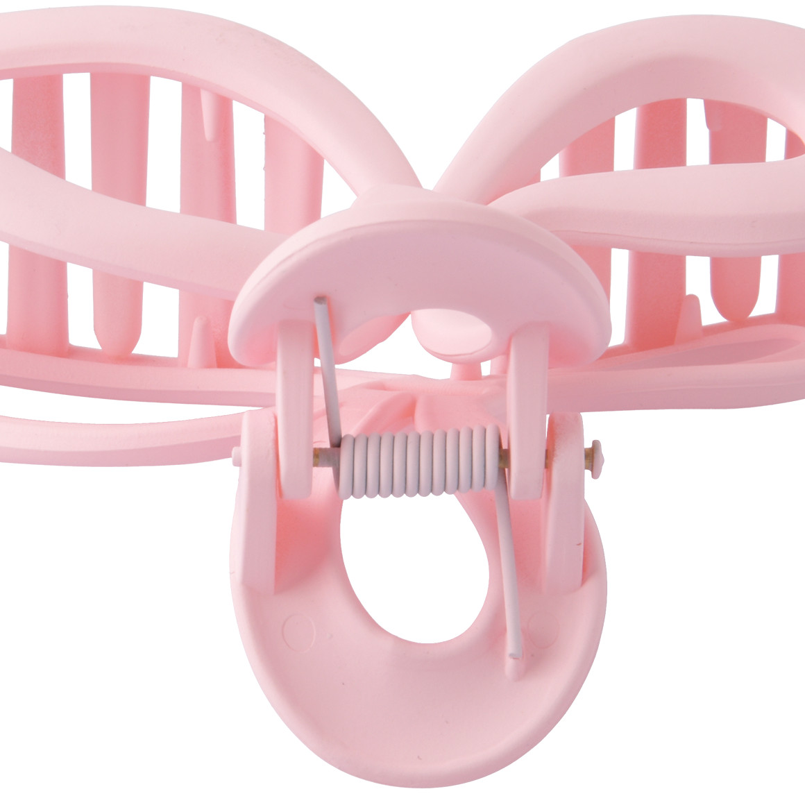 Große Haarklammer in Schleifen-Form rosa
