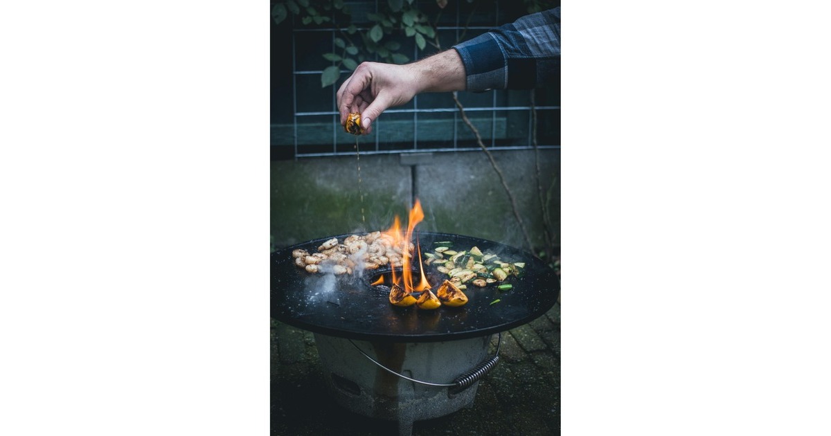 The WindmillPlancha grillplaat  (Zwart, 75 cm)