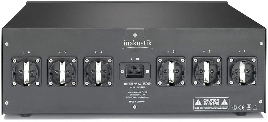 Inakustik AC-3500P Noir Conditionneurs secteur