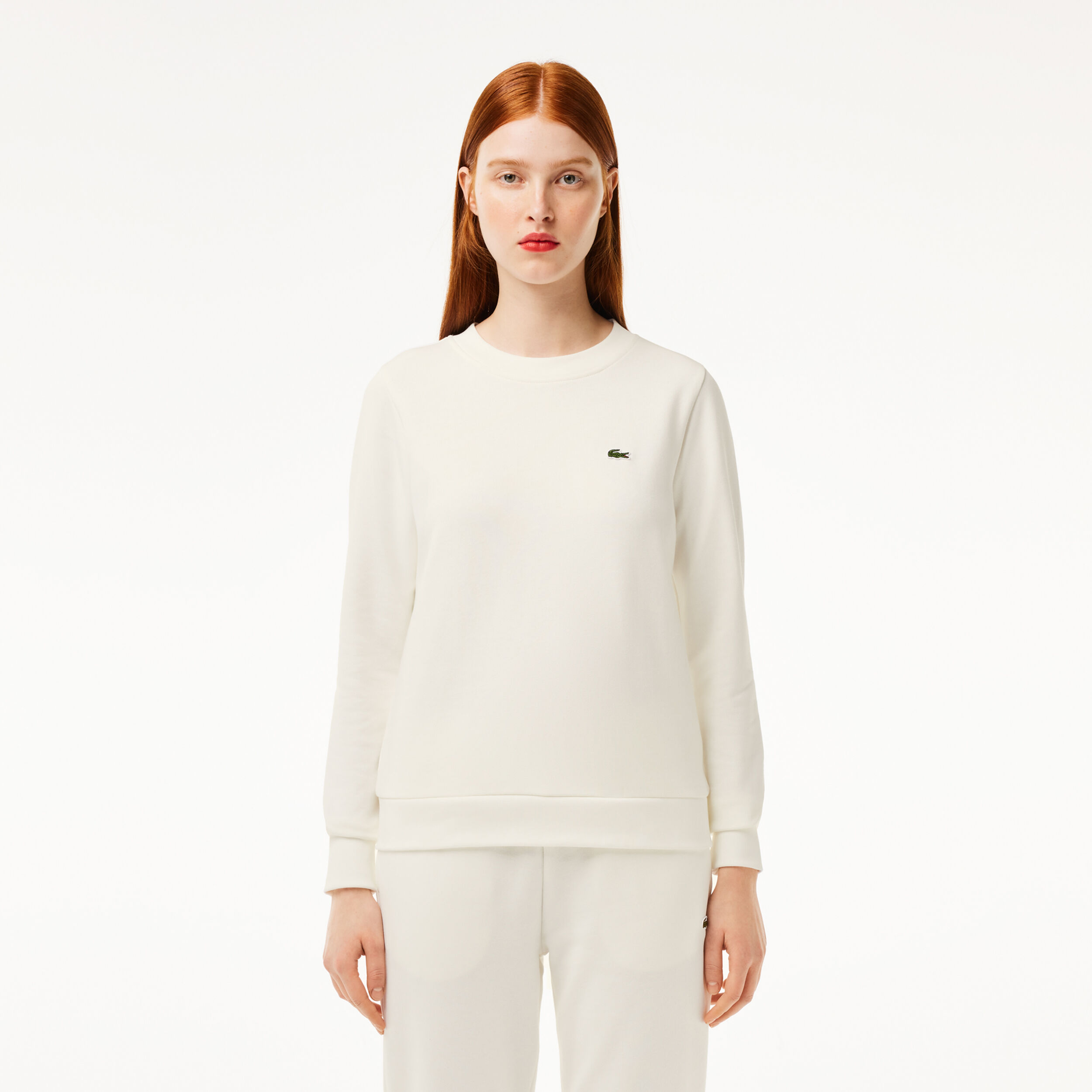 Lacoste Sweat-shirt Femmes - Blanc