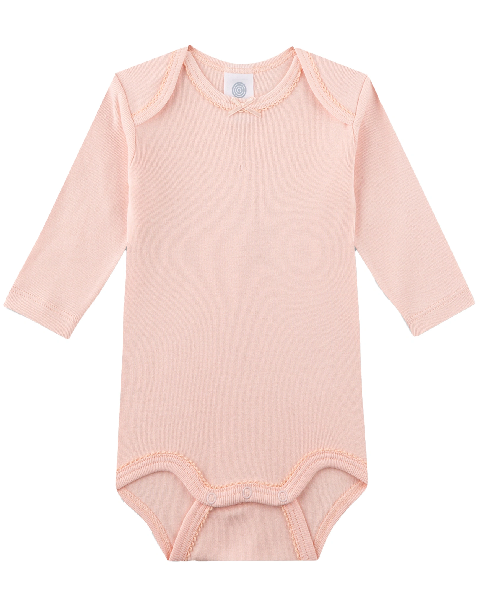 Langarm-Body FLOWERS 2er Pack in powder blue