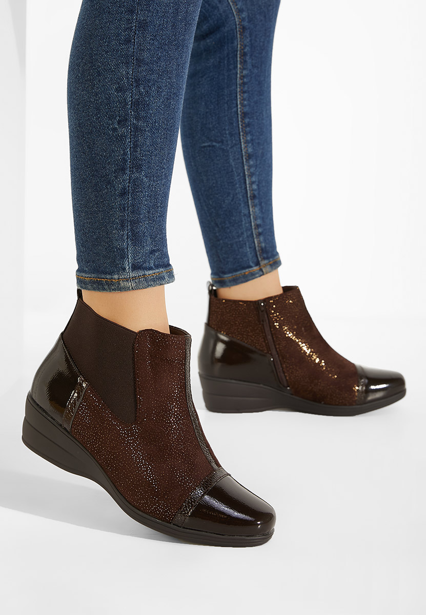 Bottines femme brunes Aversa