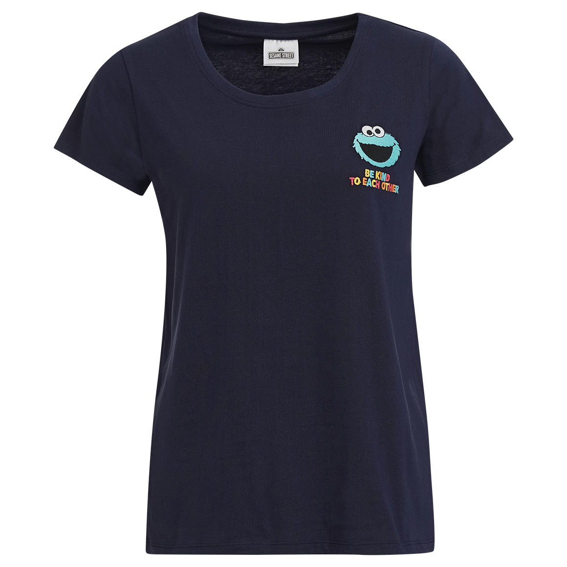 Gina Sesamstraße T-Shirt mit Print dunkelblau