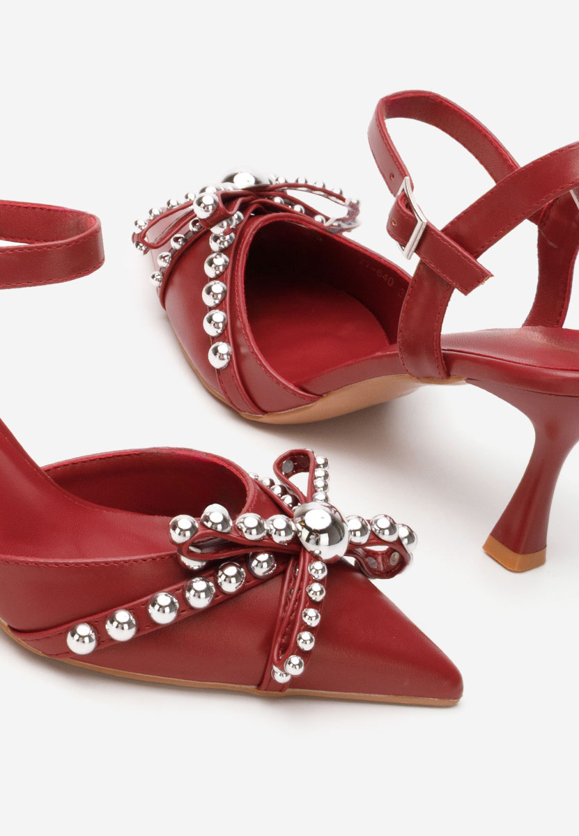 Chaussures slingback rouges Ladera