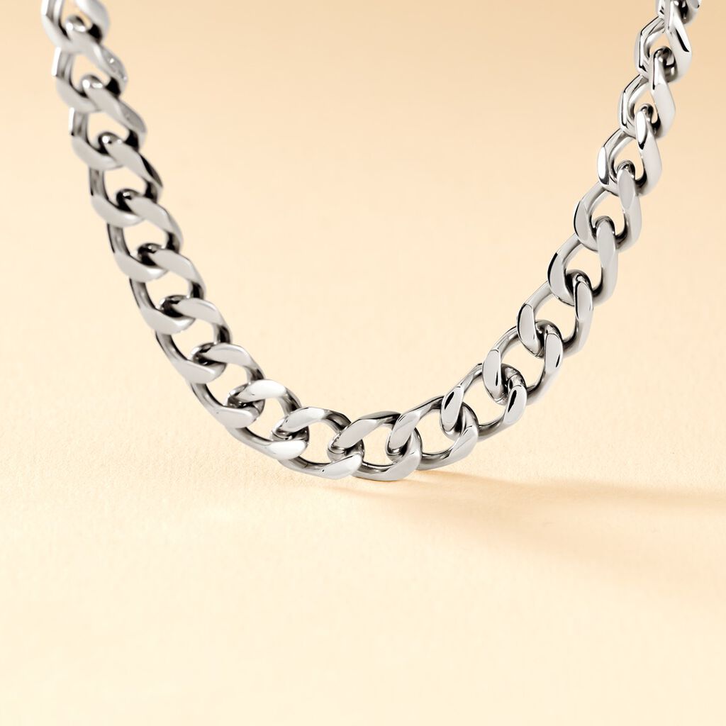 Collier Daniel Acier Blanc