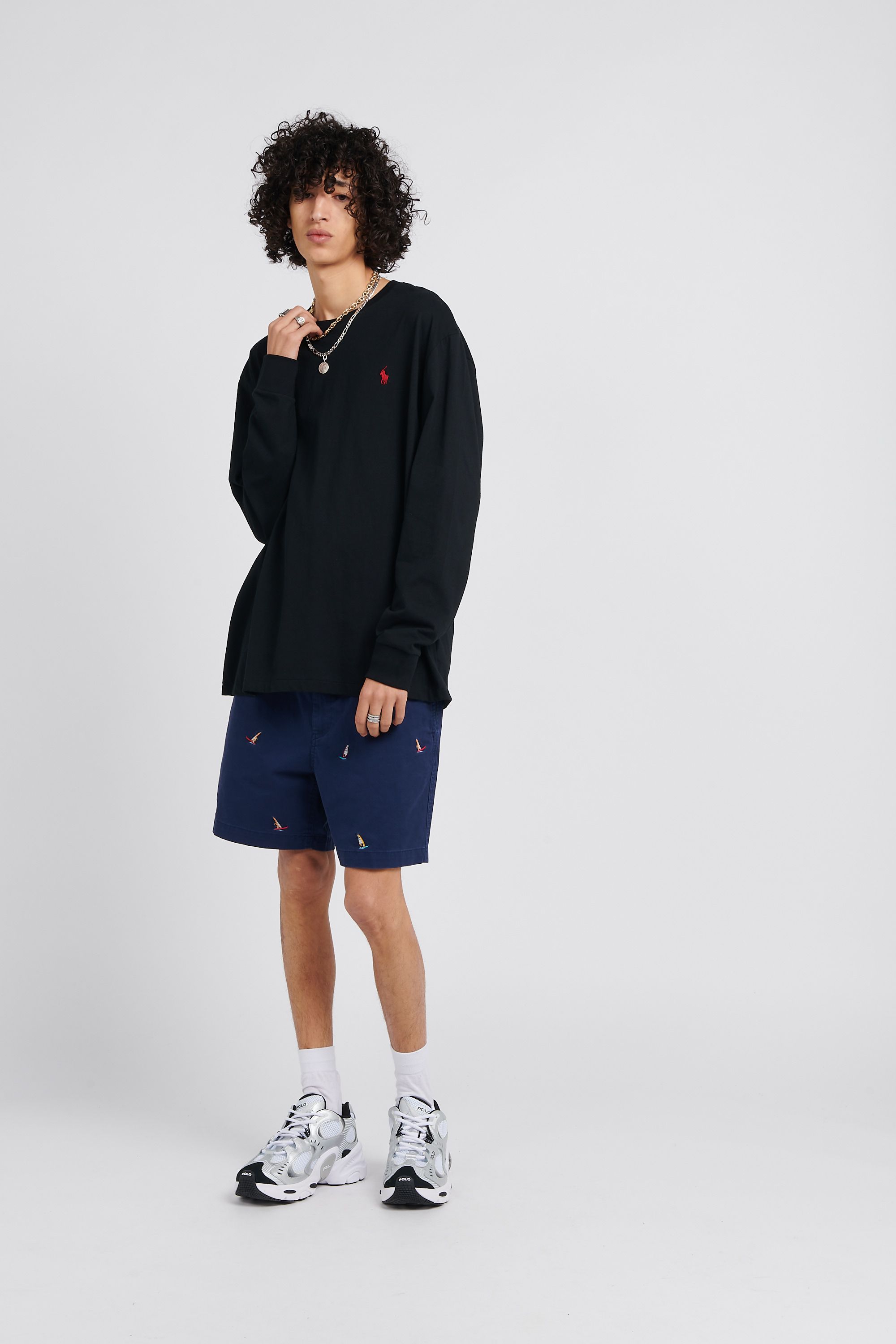 POLO RALPH LAUREN T-shirt Classic Fit Logo Jersey T-Shirt Noir