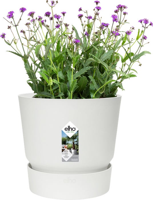 Elho bloempot Greenville wit D 14 H 13,4 cm