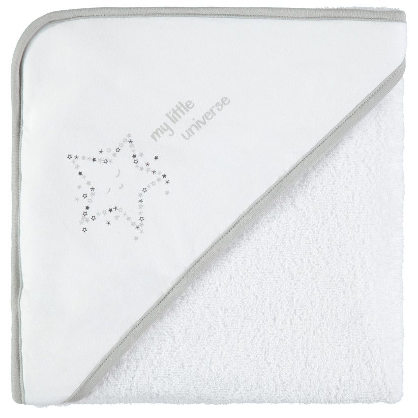 Set de bain imprimé étoile - Blanc