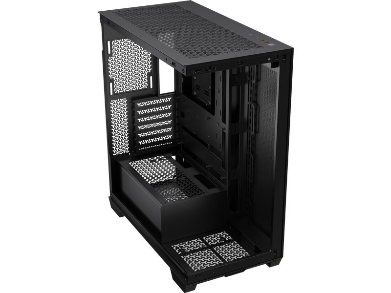 Corsair PC-Gehäuse 3500X TG Schwarz Mid-Tower PC-Case mit atemberaubender Ästhetik und geräumigem Innenraum