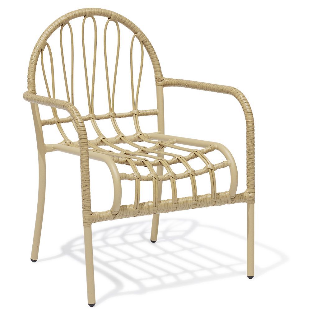 Fauteuil enfant vintage naturel - L42xP40,5xH55 cm