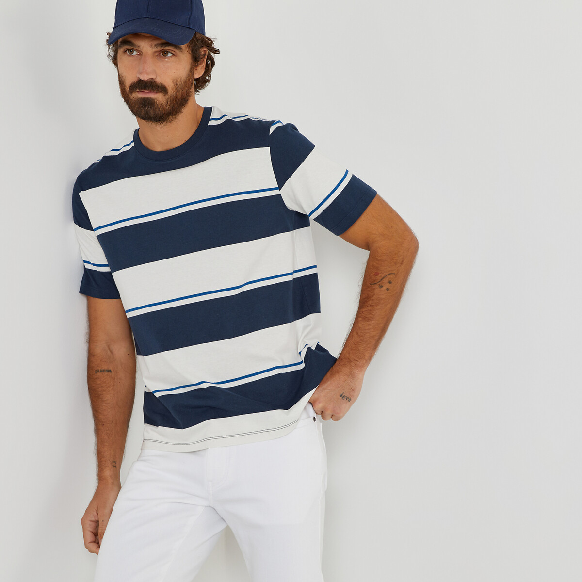 COLEÇÕES LA REDOUTE<br>Boné com logotipo bordado