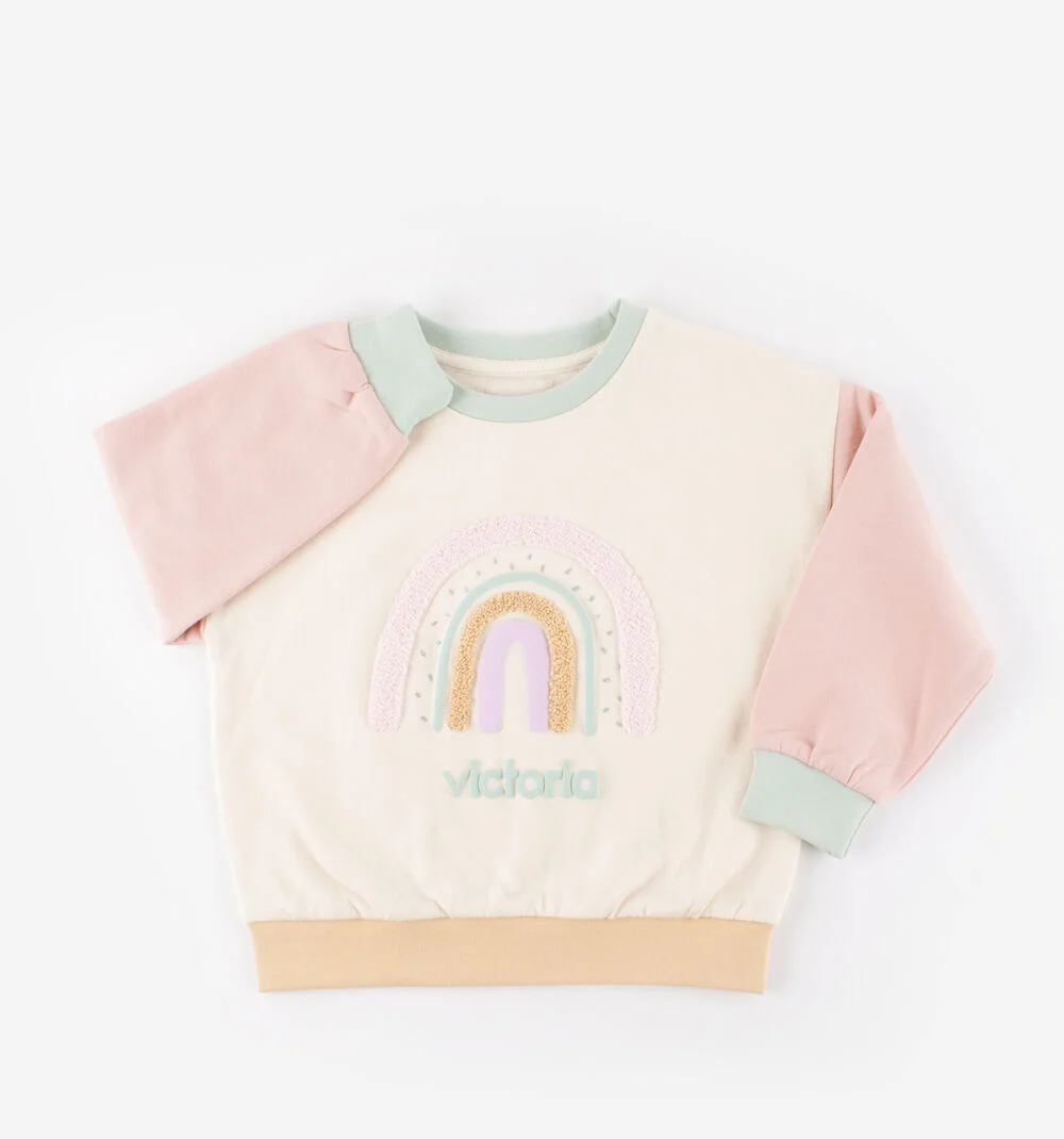 SWEAT-SHIRT COTON FANTAISIE Sweat-shirt enfant ROSA