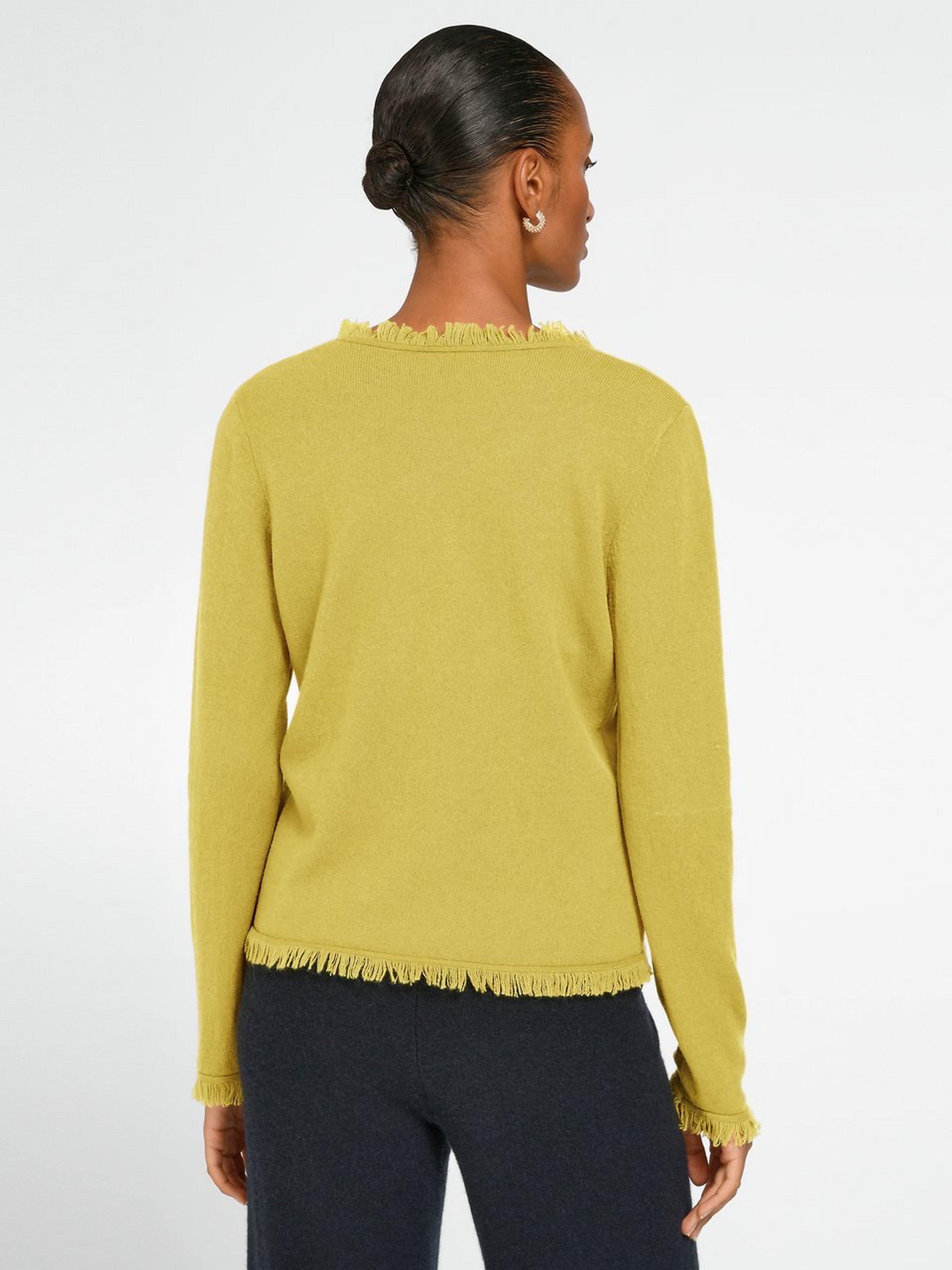 Strickjacke aus Schurwolle und Kaschmir