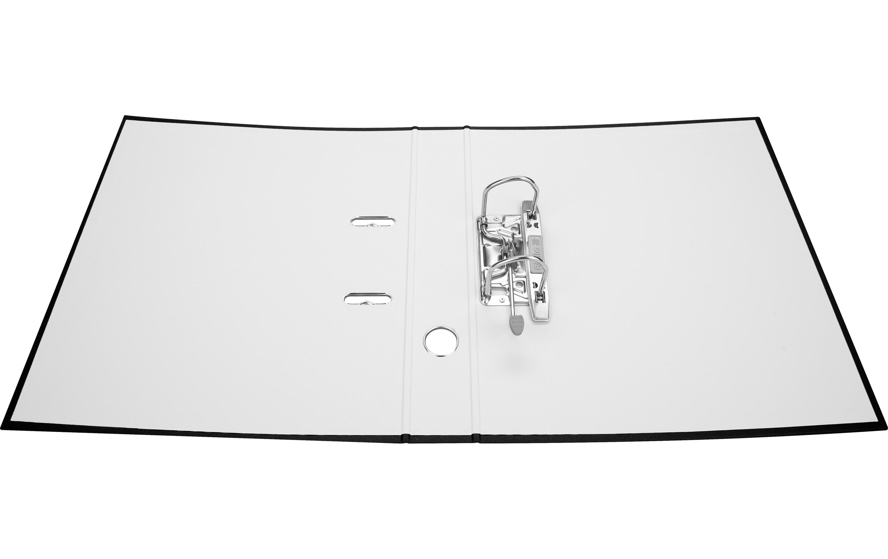 Ordner Plasticolor A4 4 cm, SchwarzOrdner mit Strong-Mechanik