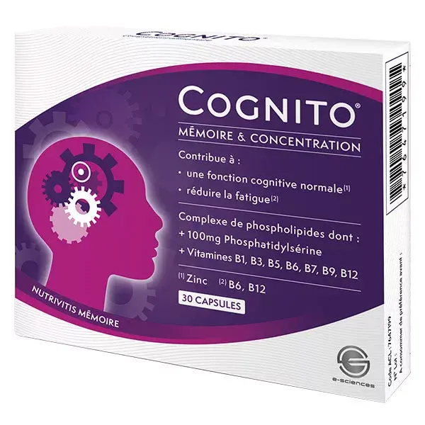 Laboratório de E-Sciences Cognito Memory 90 cápsulas