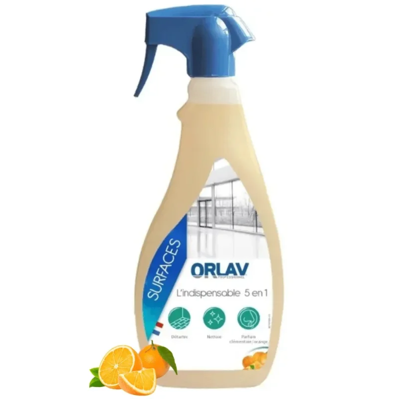 ORLAV - Spray multi-usages 5 en 1 - Parfum orange - 750ml