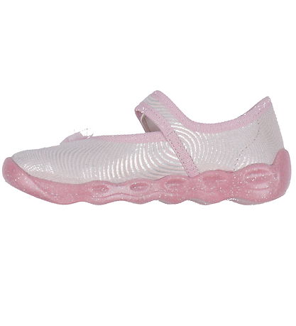 Superfit Ballerina Hjemmesko - BubBlå - Rosa/Hvid