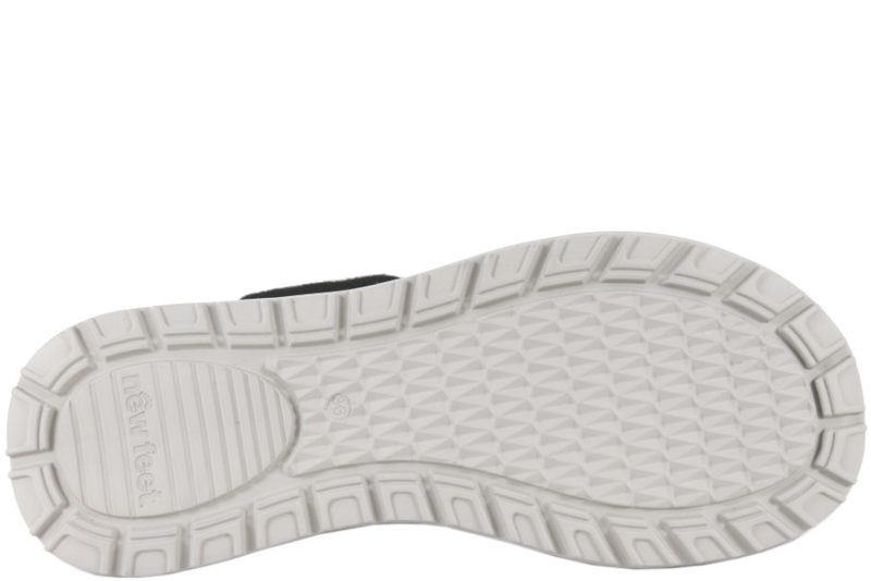 NEW FEET SORT ULDFILT HJEMMESKO UDEN BAGKAPPE