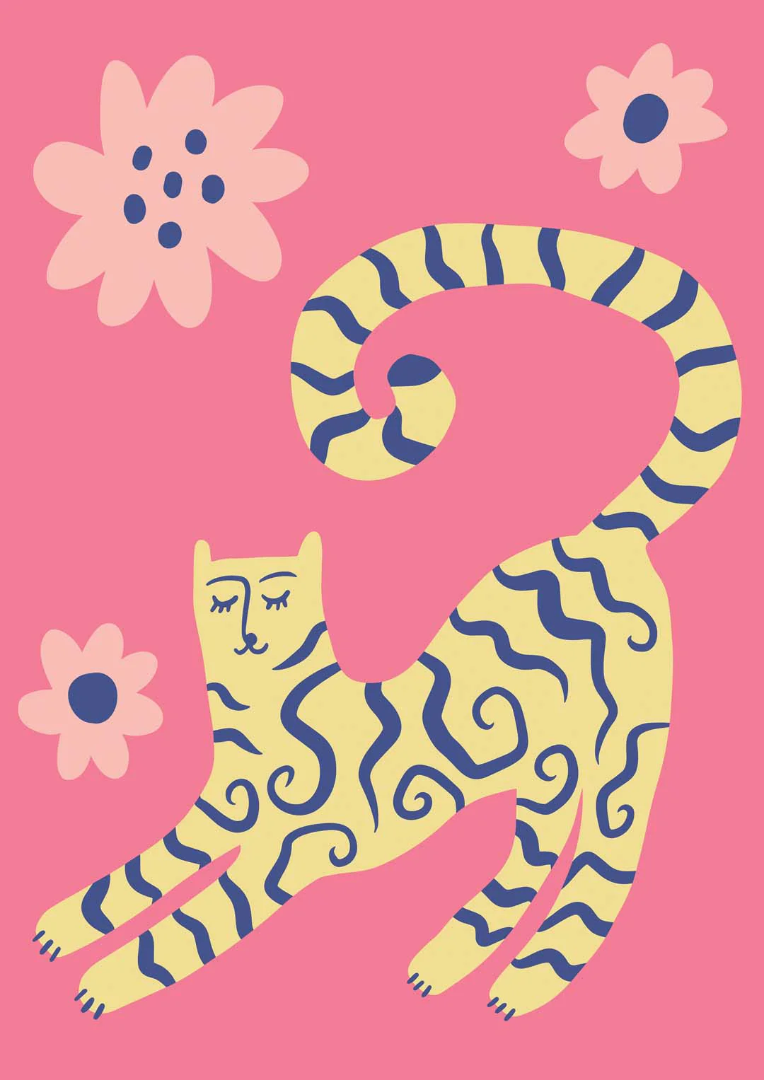 Katze strecken