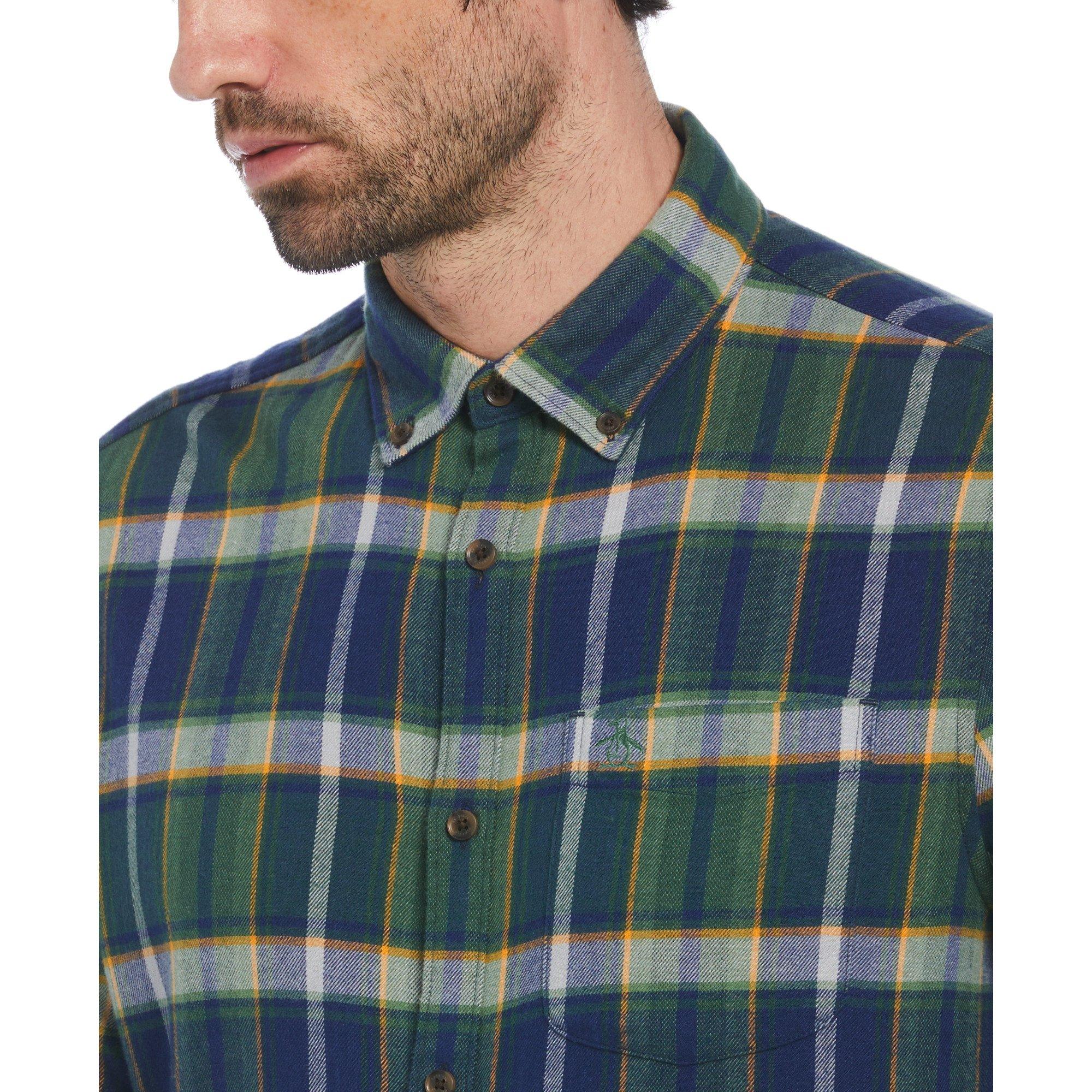 Original Penguin Long Sleeve Patterned Shirt