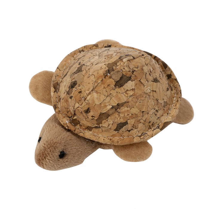 Peluche tortue en liège