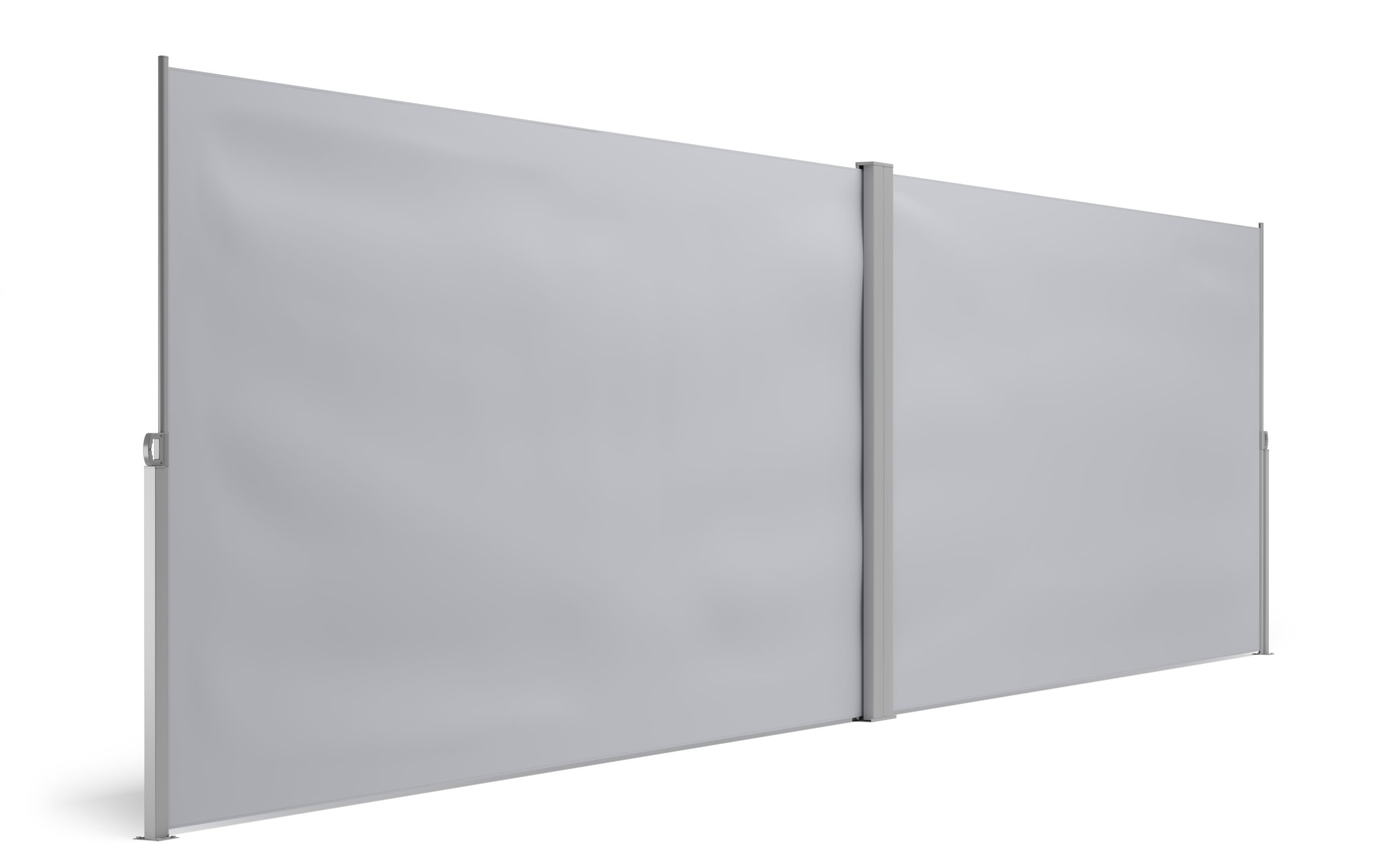 Doppelseitenmarkise VIA 200 x 800 cm grau