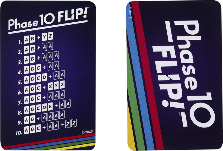 Mattel Games Phase 10 Flip
