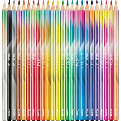 Maped Nightfall - 24 Crayons de couleur bois