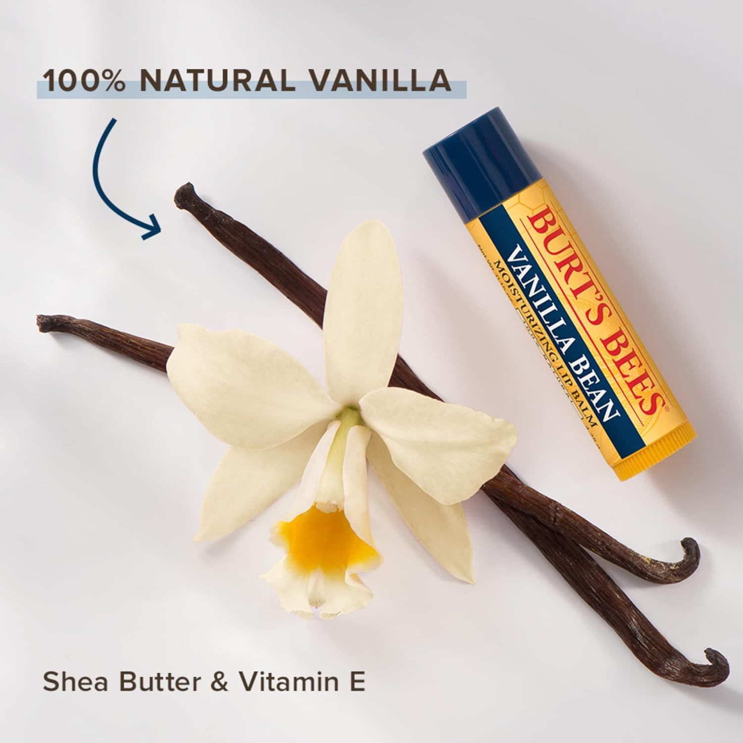 Burt's Bees Lippenbalsame Original Bienenwachs und Vanilleschote
