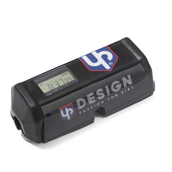 Up Design - Mousse de guidon renforcée - Chrono intégré Noir / Bleu