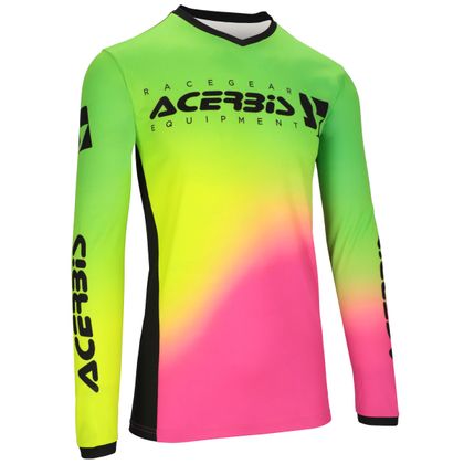 Maillot cross Acerbis MX J-TRACK STABI 2024 - Rose / Jaune