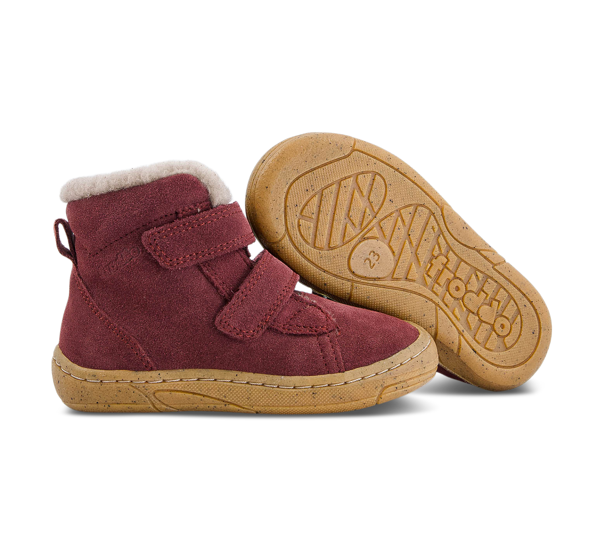 Froddo Minni Suede Velcro - Binder / Klettv. Mädchen (ohne Membrane) rot