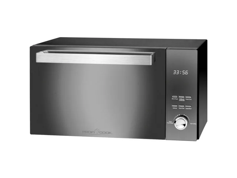ProfiCook PC-MWG 1204 - Mikrobølgeovn med grill - 23 liter - 800 W - sort