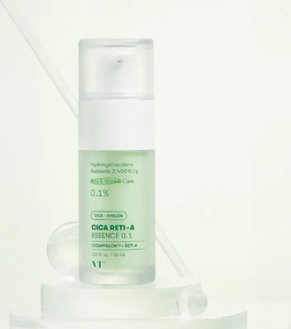 VT Cosmetics - Essência facial refina os poros CICA Reti-A 0.1