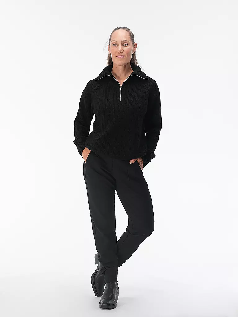 DAVIDA Kaschmirpullover schwarz