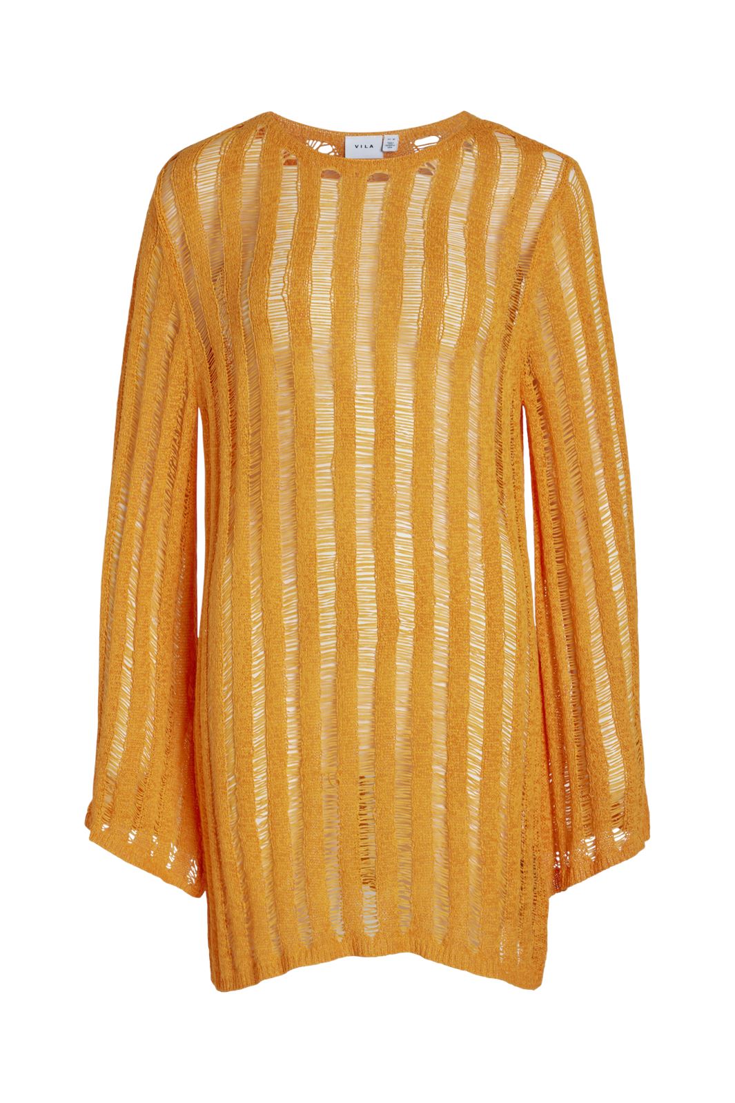 Vila Vikatja O-Neck L/S Short Knit Dress/Ka