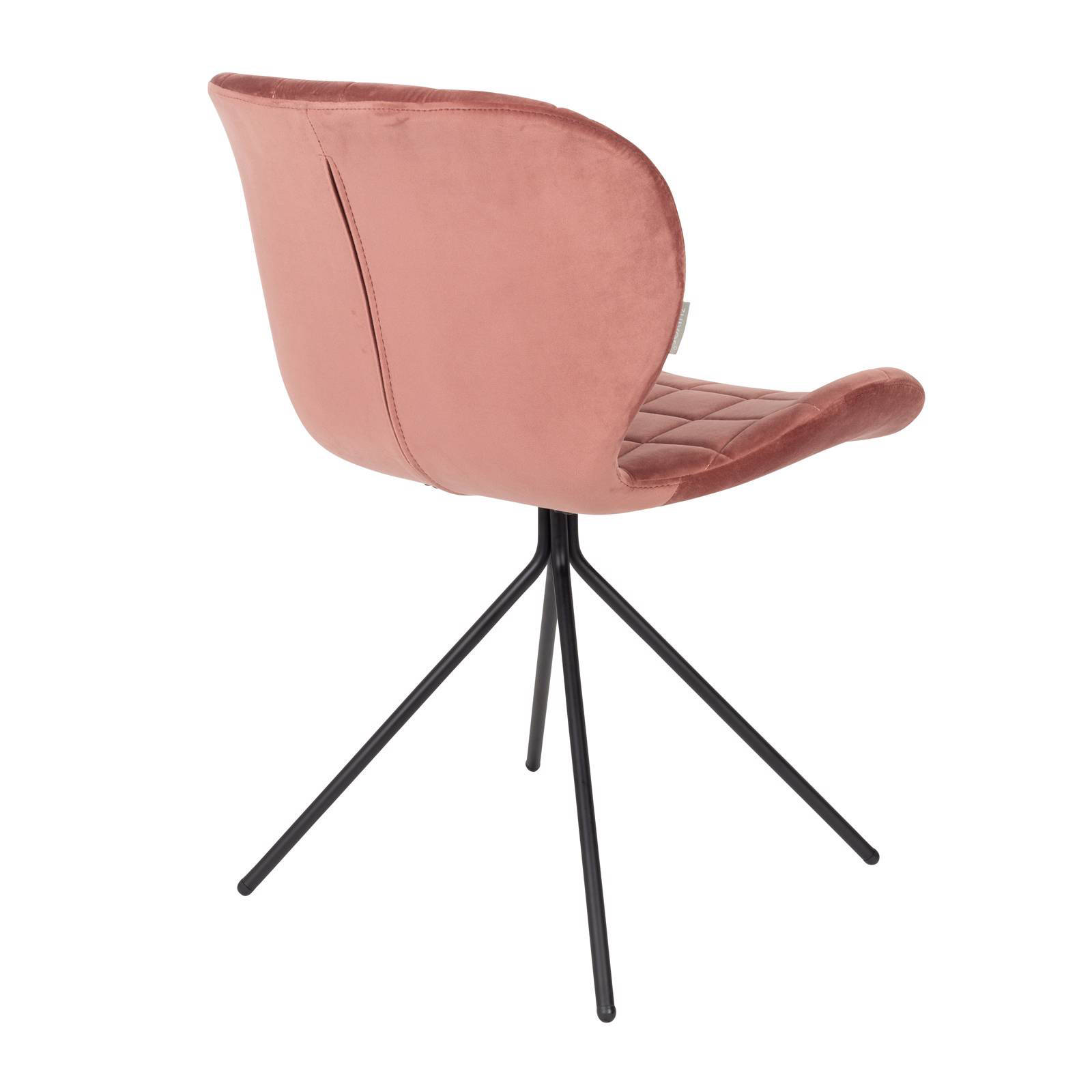 Zuiver OMG Velvet eetkamerstoel (set van 2)
