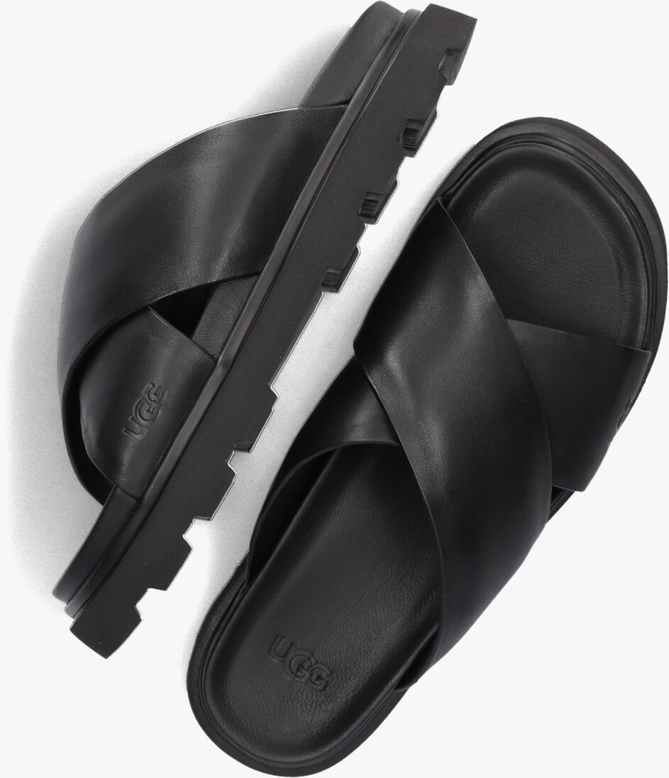 UGG zwarte ugg slippers w capitelle crossband