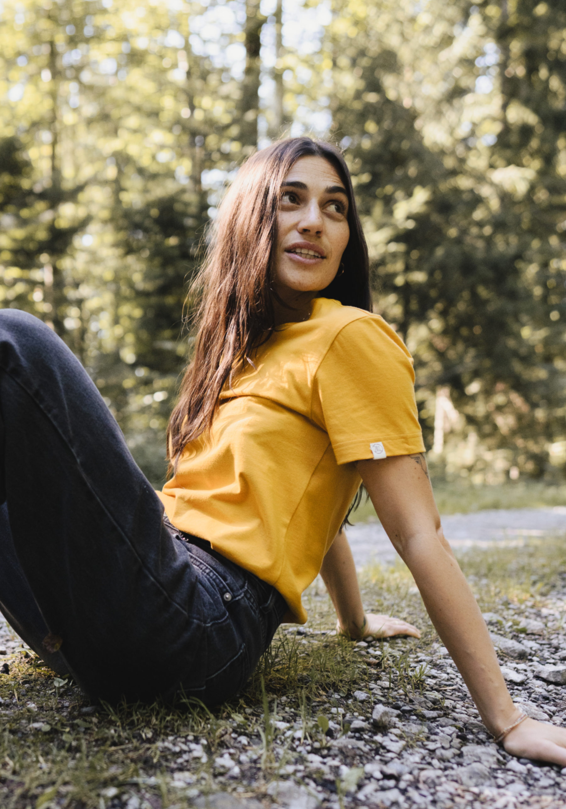 WE ARE ZRCL Damen T-Shirt Luisa Basic Amber