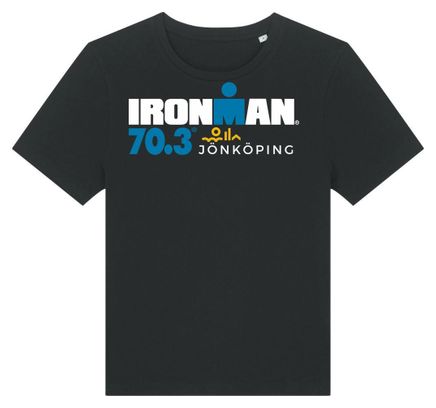 T-Shirt Manches Courtes Ironman 70.3 Jonkoping Noir Femme