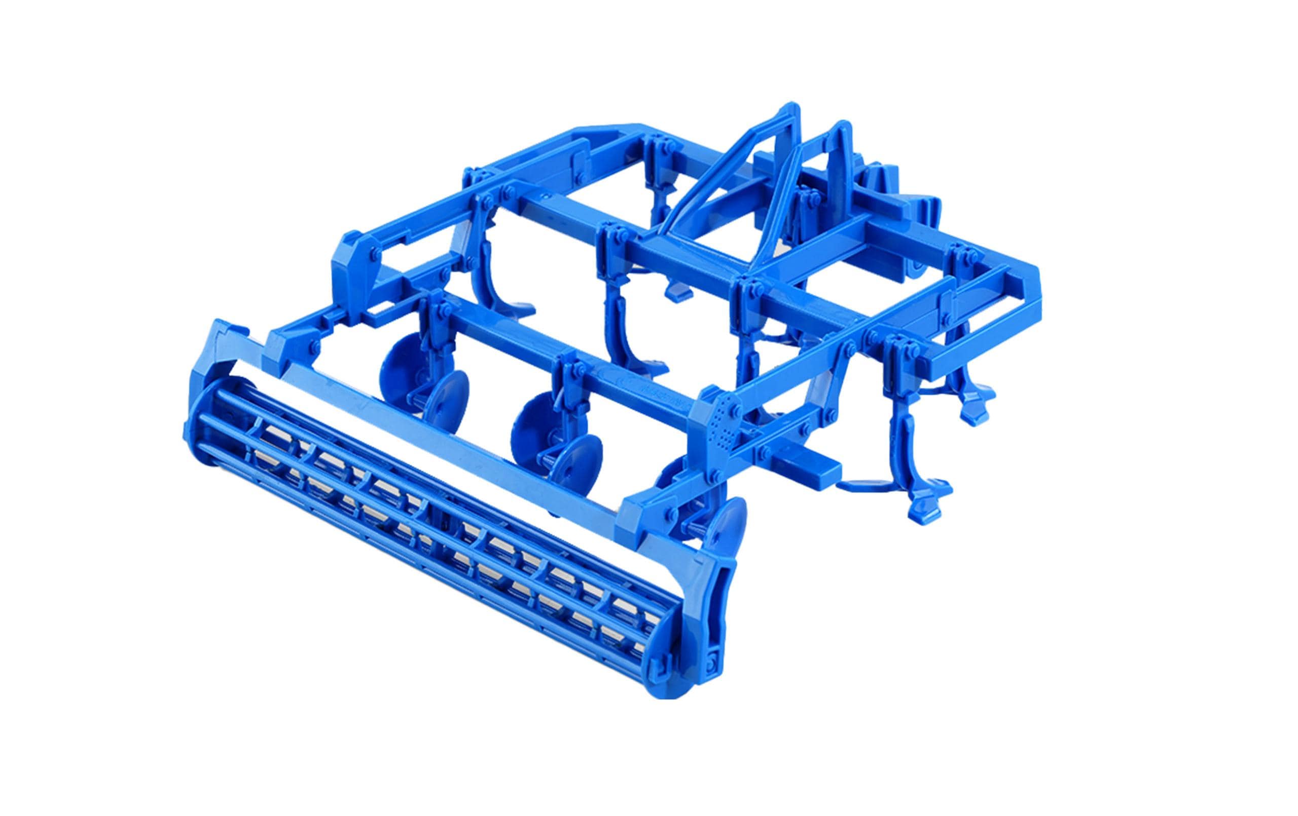 Traktor mit Grubber, Grün 1:24, RTRFerngesteuerter Traktor mit Licht und Sound