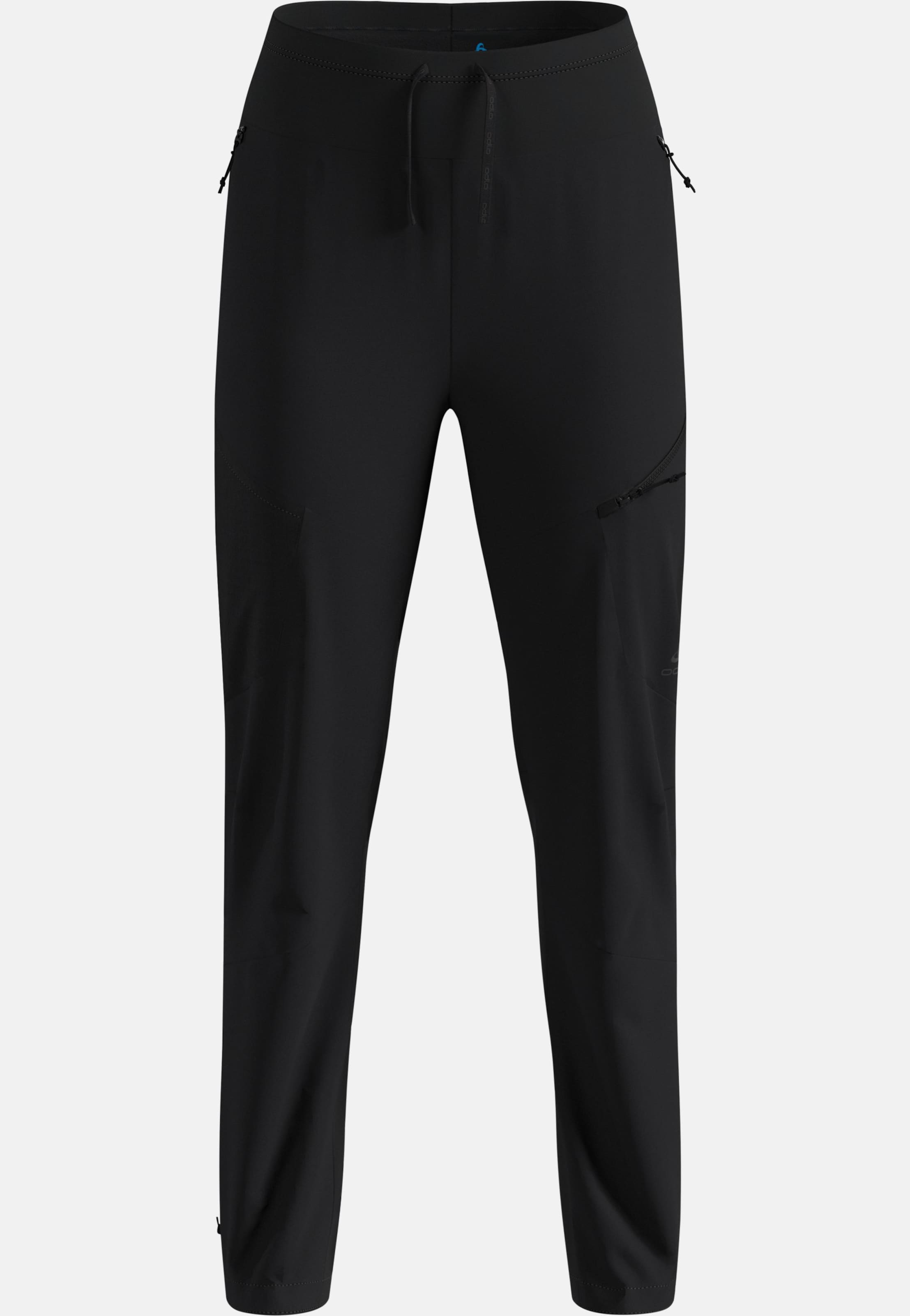 Winddichte Zeroweight X-Warm Langlaufhose in black