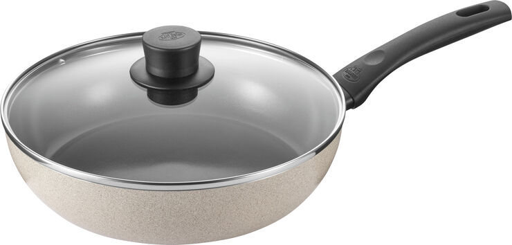 Ballarini Ledro Sautepande Med låg 28 Beige Rund Beige