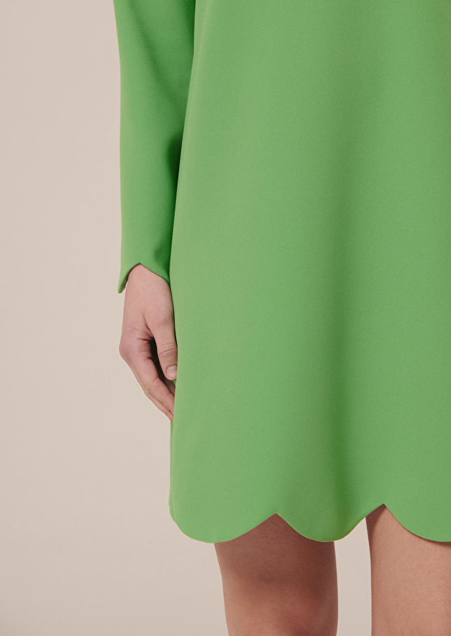 Robe Ruodaverte en crêpe