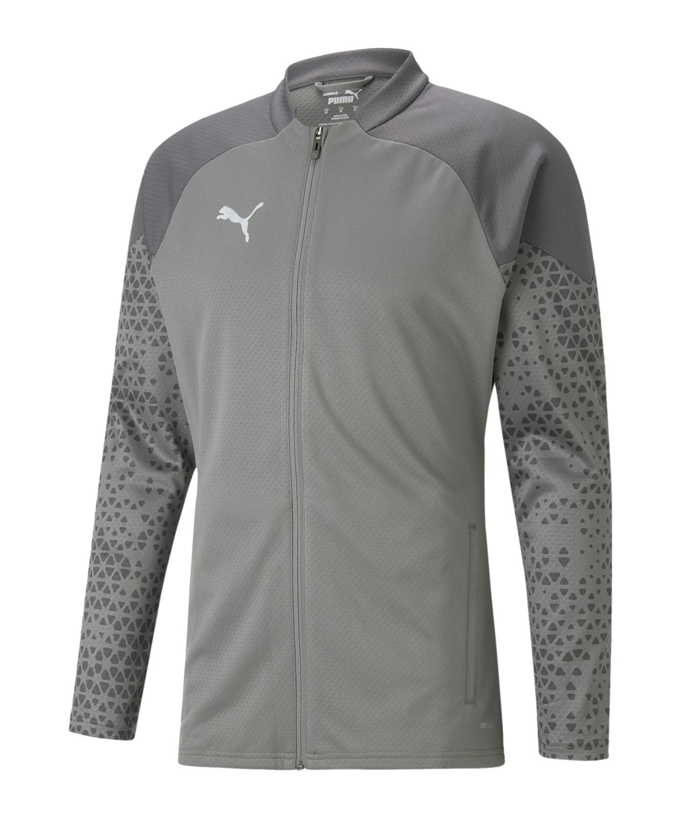 PUMA teamCUP Trainingsjacke Grau F13
