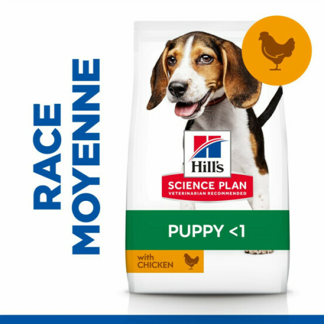 Hill's Science Plan Canine Puppy Medium Poulet pour croissance