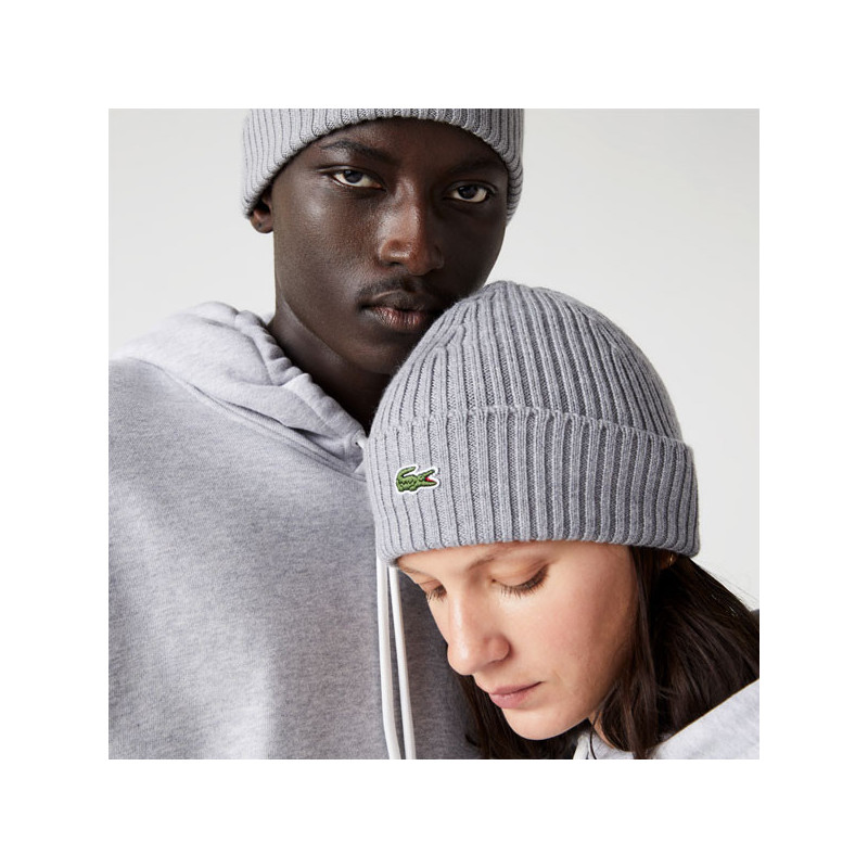 Bonnet Lacoste unisexe en laine
