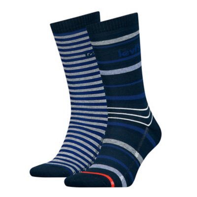 Chaussettes homme Regul Cut Multicolr Strip 2P LEVIS